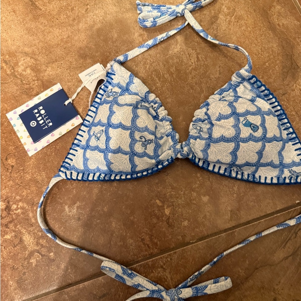 Target Roller Rabbit Collection Triangle Reversible Bikini Top - Picture 5 of 7